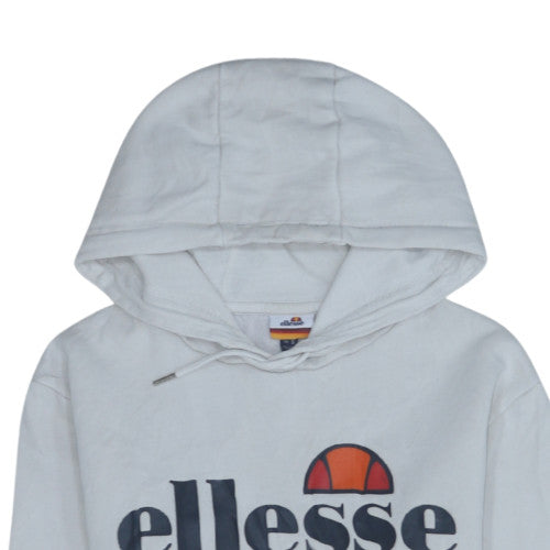 Mens UK Size S ellesse White Pullover Hoodie