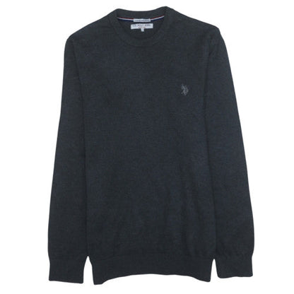 Mens UK Size L U.S. Polo Assn. Grey Pullover Sweatshirt