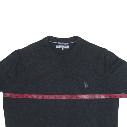 Mens UK Size L U.S. Polo Assn. Grey Pullover Sweatshirt