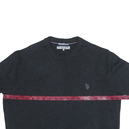 Mens UK Size L U.S. Polo Assn. Grey Pullover Sweatshirt