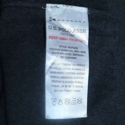 Mens UK Size L U.S. Polo Assn. Grey Pullover Sweatshirt
