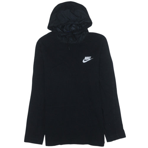 Mens UK Size M Nike Black Pullover Hoodie