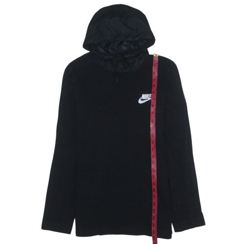 Mens UK Size M Nike Black Pullover Hoodie