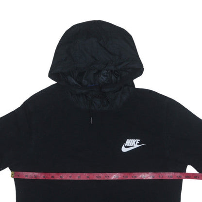 Mens UK Size M Nike Black Pullover Hoodie