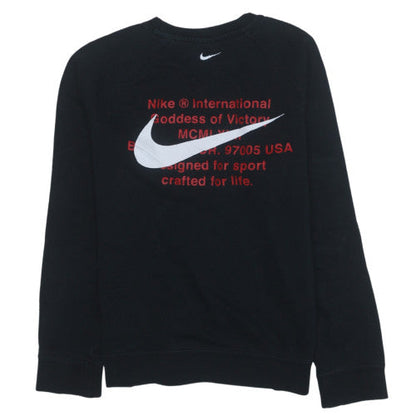 Teens UK Size XL Nike Black Pullover Sweatshirt