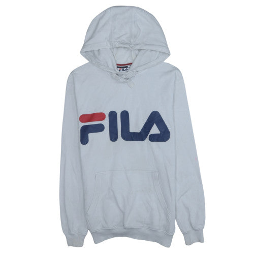 Mens UK Size XS FILA White Pullover Hoodie