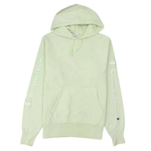 Mens UK Size L Champion Green Pullover Hoodie