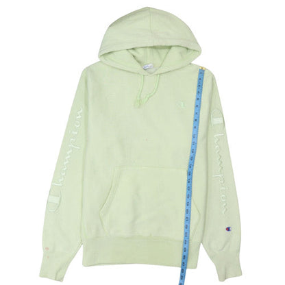 Mens UK Size L Champion Green Pullover Hoodie