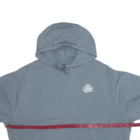 Mens UK Size L Nike Grey Pullover Hoodie