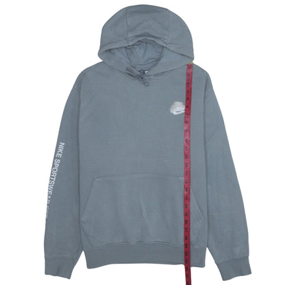 Mens UK Size L Nike Grey Pullover Hoodie