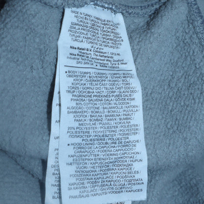 Mens UK Size L Nike Grey Pullover Hoodie