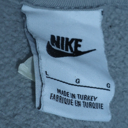Mens UK Size L Nike Grey Pullover Hoodie