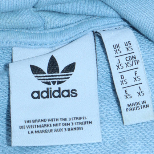 Mens UK Size XS adidas Blue Pullover Hoodie