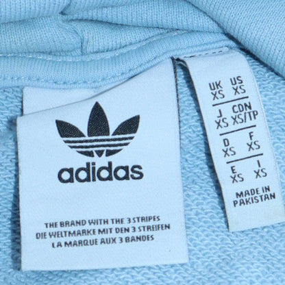 Mens UK Size XS adidas Blue Pullover Hoodie