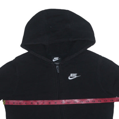Teens UK Size L Nike Black Full Zip Hoodie