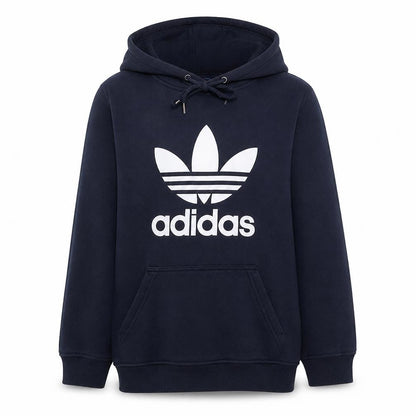 Mens UK Size L adidas Blue Pullover Hoodie