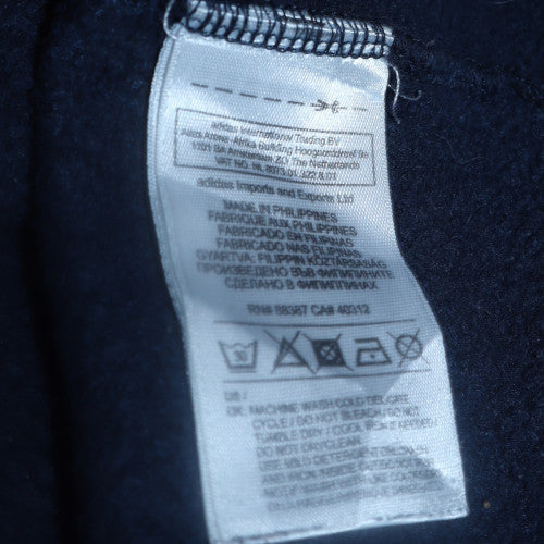 Mens UK Size L adidas Blue Pullover Hoodie