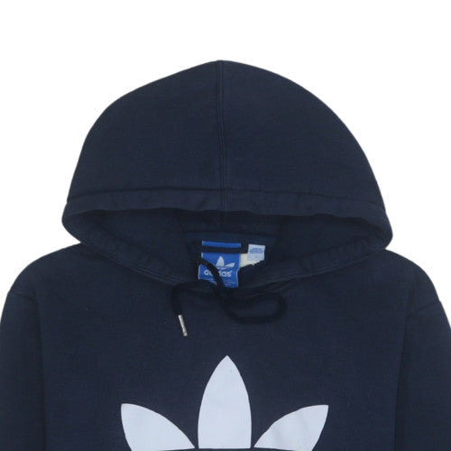 Mens UK Size L adidas Blue Pullover Hoodie