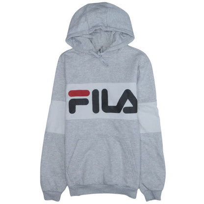 Mens UK Size XS FILA Grey Pullover Hoodie