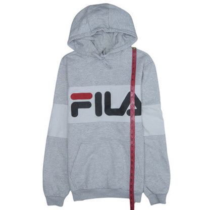 Mens UK Size XS FILA Grey Pullover Hoodie