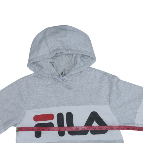 Mens UK Size XS FILA Grey Pullover Hoodie