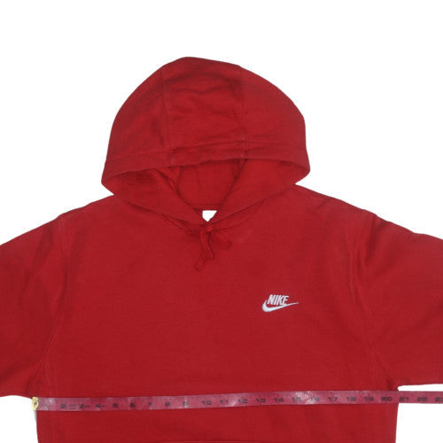 Mens UK Size S Nike Red Pullover Hoodie