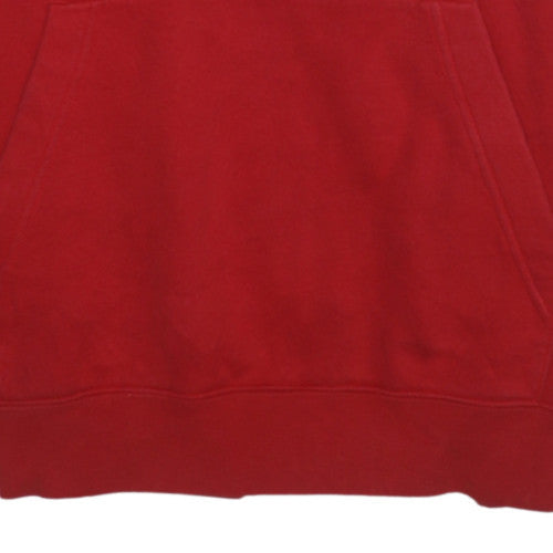Mens UK Size S Nike Red Pullover Hoodie