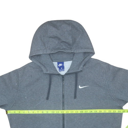 Mens UK Size L Nike Grey Full Zip Hoodie