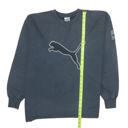 Mens UK Size M PUMA Black Pullover Sweatshirt