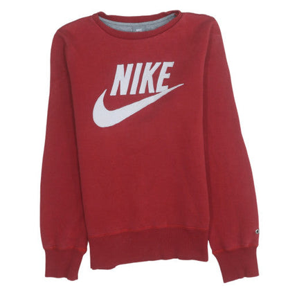 Mens UK Size XS Nike Red Pullover Sweatshirt