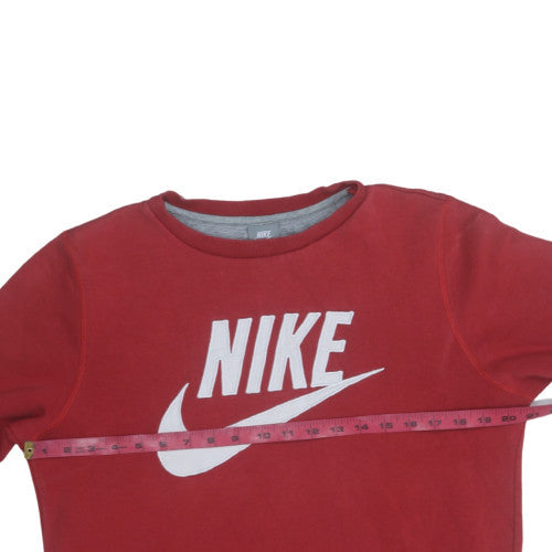 Mens UK Size XS Nike Red Pullover Sweatshirt