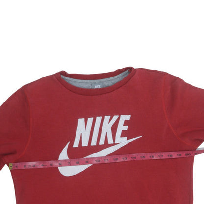 Mens UK Size XS Nike Red Pullover Sweatshirt