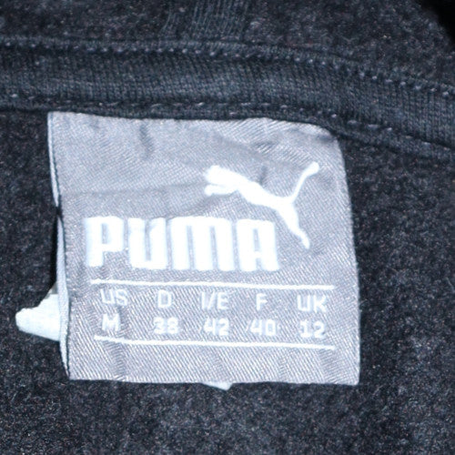 Mens UK Size M PUMA Black Pullover Hoodie