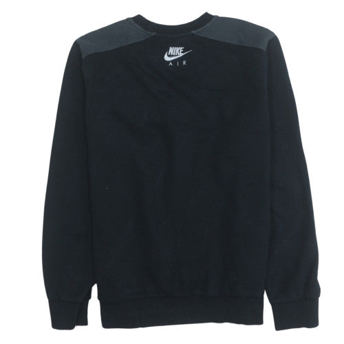 Mens UK Size M Nike Black Pullover Sweatshirt