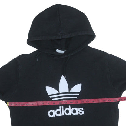Mens UK Size M adidas Black Pullover Hoodie