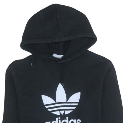 Mens UK Size M adidas Black Pullover Hoodie