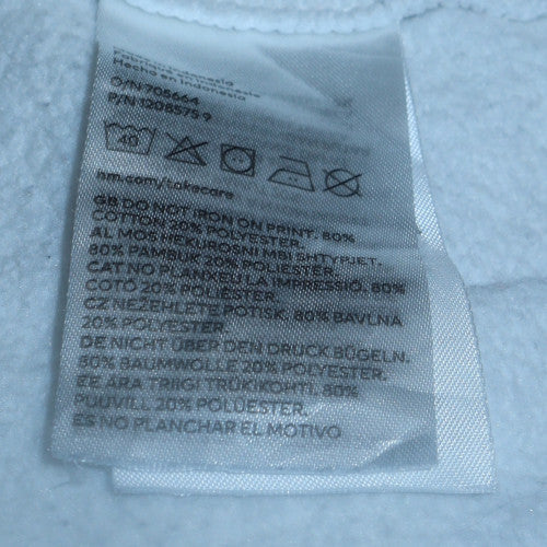Teens UK Size 12-14 H&M White Pullover Sweatshirt