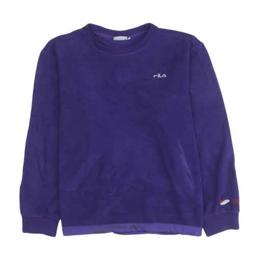 Mens UK Size M FILA Purple Pullover Sweatshirt