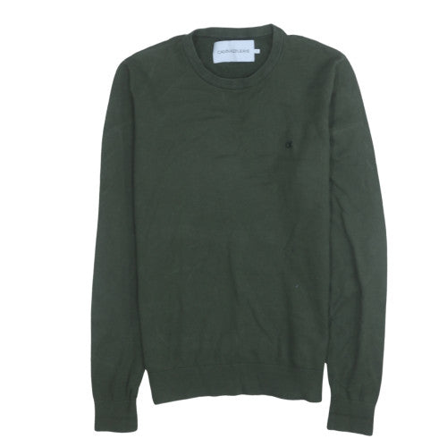 Mens UK Size S Calvin Klein Jeans Green Pullover Sweatshirt