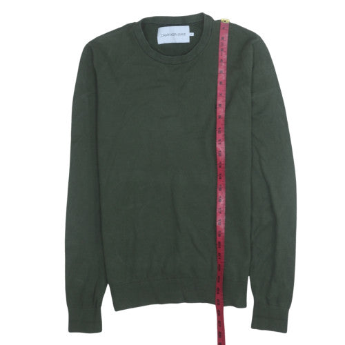 Mens UK Size S Calvin Klein Jeans Green Pullover Sweatshirt