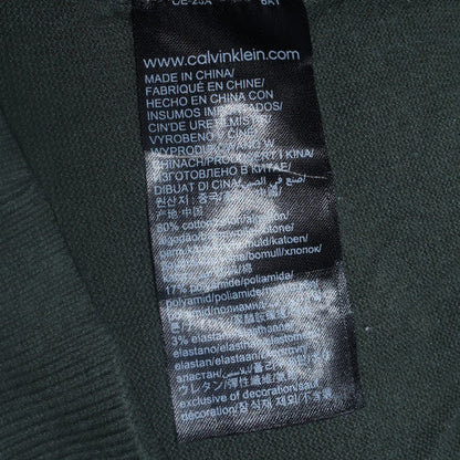 Mens UK Size S Calvin Klein Jeans Green Pullover Sweatshirt