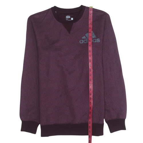 Mens UK Size M adidas Purple Pullover Sweatshirt