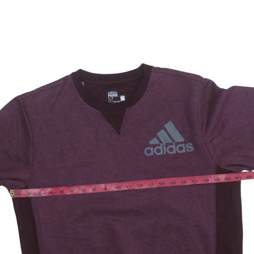 Mens UK Size M adidas Purple Pullover Sweatshirt