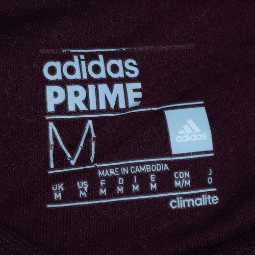 Mens UK Size M adidas Purple Pullover Sweatshirt
