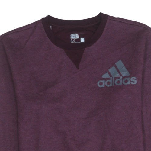 Mens UK Size M adidas Purple Pullover Sweatshirt