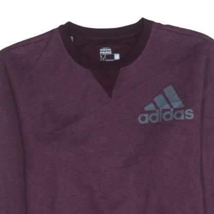 Mens UK Size M adidas Purple Pullover Sweatshirt