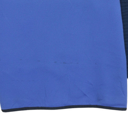 Mens UK Size L Under armour Blue Golf Polo