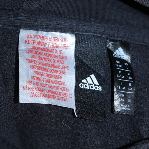 Boys UK Size 13-14 Years adidas Black Pullover Hoodie