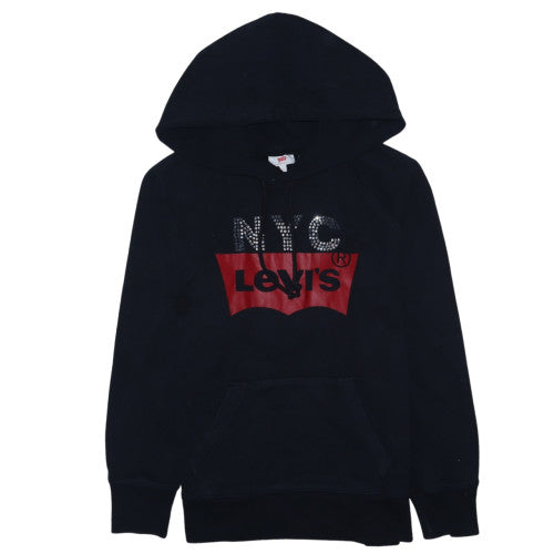 Mens UK Size S Levi's Black Pullover Hoodie