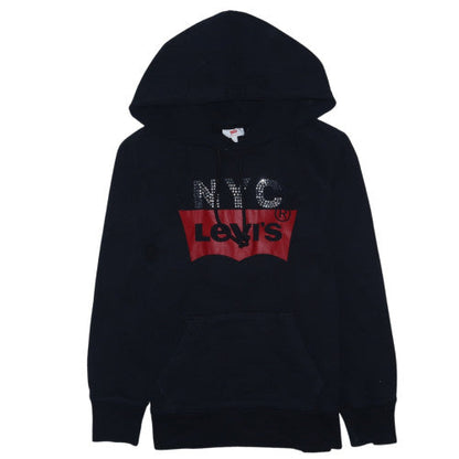 Mens UK Size S Levi's Black Pullover Hoodie